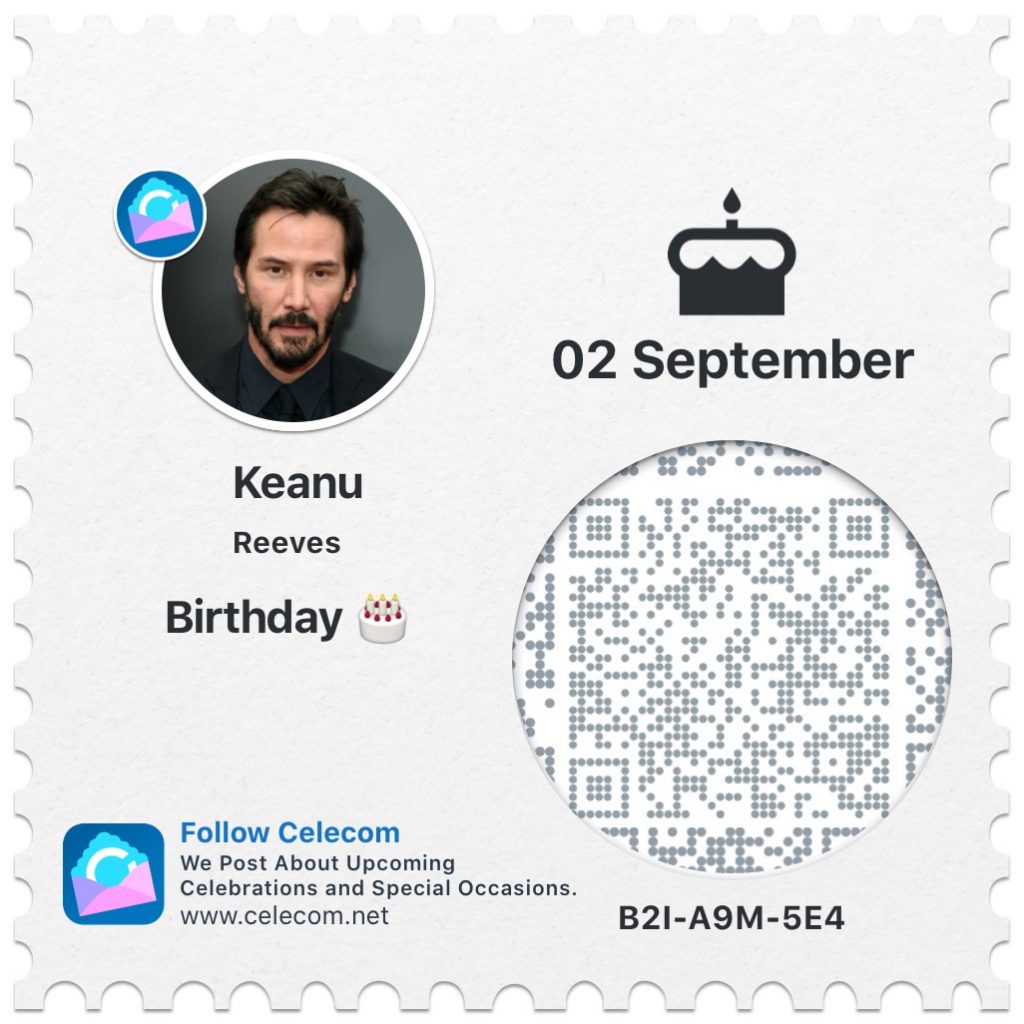 Keanu Reeves Birthday is on it's way
