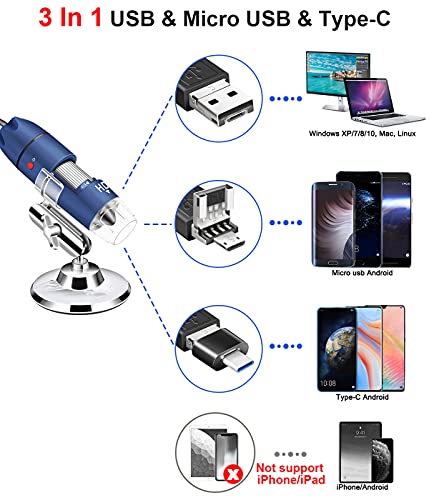 Jiusion-2K-HD-2560x1440P-USB-Digital-Microscope-for-Android-Cellphone-and-Tablet-Windows-Mac-Linux-40X-to-1000X-Magnification-Endoscope-Handheld-Mini-Magnifier-Camera-for-Coin-Facial-Skin-Scalp-0-1