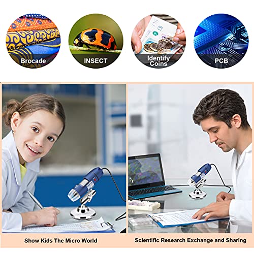Jiusion-2K-HD-2560x1440P-USB-Digital-Microscope-for-Android-Cellphone-and-Tablet-Windows-Mac-Linux-40X-to-1000X-Magnification-Endoscope-Handheld-Mini-Magnifier-Camera-for-Coin-Facial-Skin-Scalp-0-2