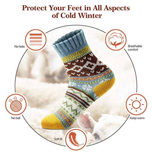 Women-Socks-Gift-for-Mom-Winter-Women-Gifts-for-Women-Socks-Warm-Thick-Soft-Wool-Socks-Christmas-Socks-Cozy-Crew-Socks