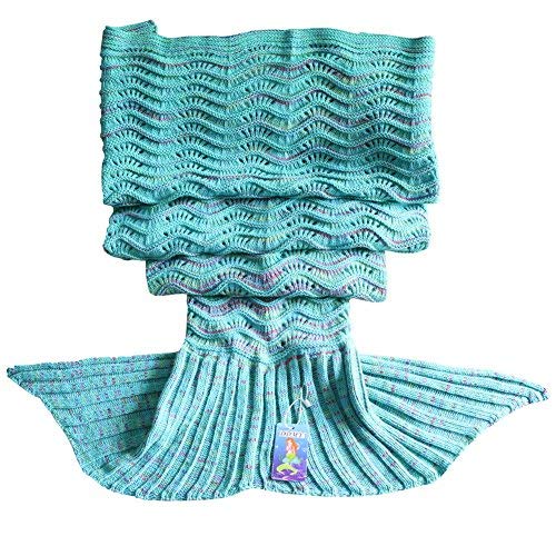 DMY-Mermaid-Tail-Blanket-Crochet-Mermaid-Blankets-Seasons-Warm-Soft-Handmade-Sleeping-Bag-Best-Birthday-Christmas-gift-For-Kids-Teens-Adult-74x35-Mint-Green