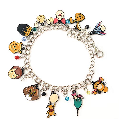 Fandom-Enthusiast-Anime-Cartoon-Piglet-Tigger-Eeyore-Winni-Pooh-Charm-Bracelet-Gifts-for-Girl-Woman